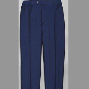 Jos A Bank Traveler Collection Traditional Fit Pleated Front Twill Pants